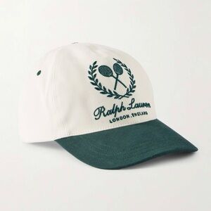Ralph Lauren Purple Label Tennis Crest Cap NWT Made in Italy